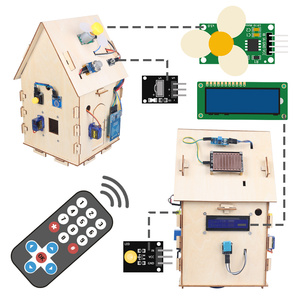 Kit di fabbrica IoT Kit di sensori per la casa intelligente fai da te casa in legno Open Source C/C + codice stelo scienza Starter Kit per ArduIDE