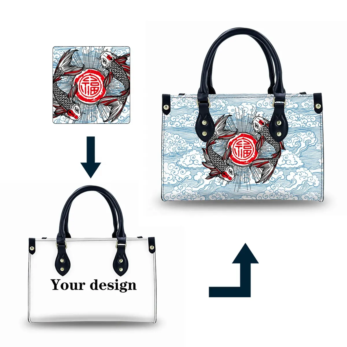デザイナーNoMoqデザイン独自のレザーハンドバッグカスタムショッピングトートバッグ女性用高級デザイナーハンドバッグ