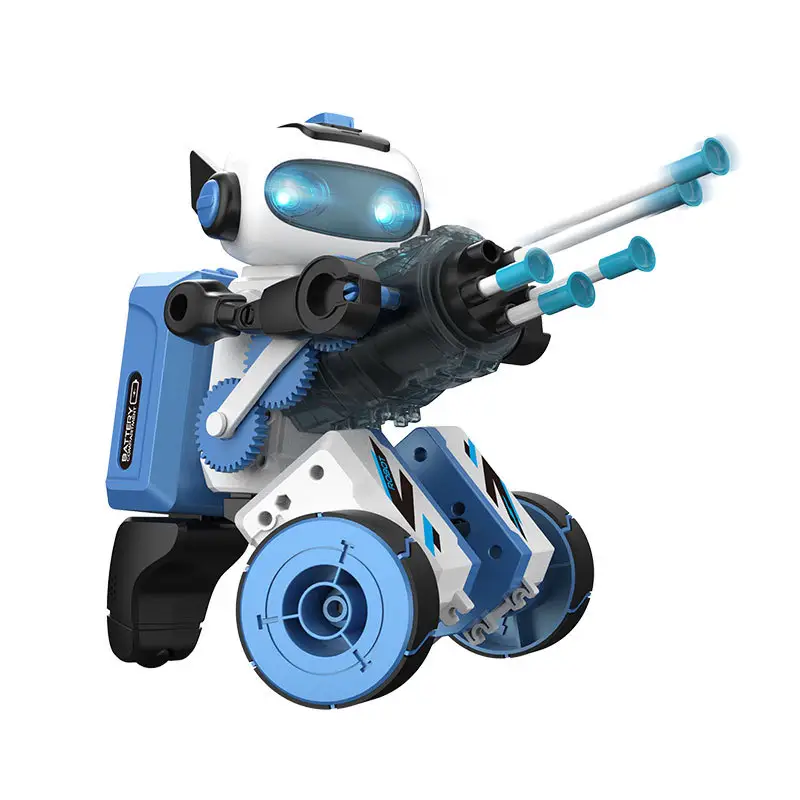 3-in-1 Building Science STEM Toy Footballer Sharpshooter Gripper-bot RC Robot