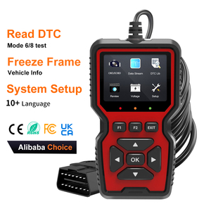 V519 lector de código de error OBD II profesional herramienta automática para todos los coches escáner de fábrica de origen con máquina de diagnóstico Elm327