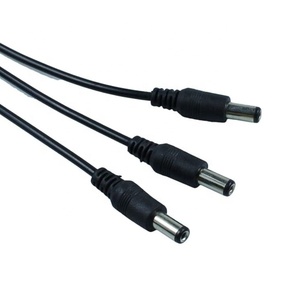 1入力から3出力1メスから3オス5.5x 2.1mm DC電源スプリッターケーブル (CCTV LEDストリップ用) - Product Image 5