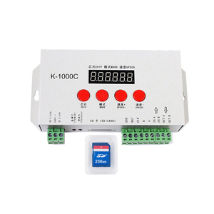 Программируемый контроллер K-1000C SD-карты, контроллер пикселей, spi dmx rgb, полноцветный контроллер для светодиодных пиксельных ламп - Product Image 4