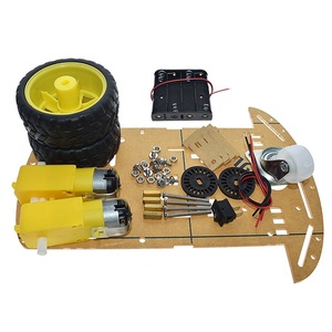 Neuer Vermeidung verfolgungs motor Smart Robot Car Chassis Kit Geschwindigkeit geber Batterie kasten 2WD Ultraschallmodul-Kit - Product Image 3