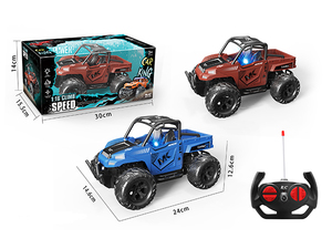 1:16 ölçekli yüksek hızlı yarış RC araba hobi 2.4GHZ 4WD Off-road araç otomatik rc uzaktan kumandalı kamyon ışık ile - Product Image 6