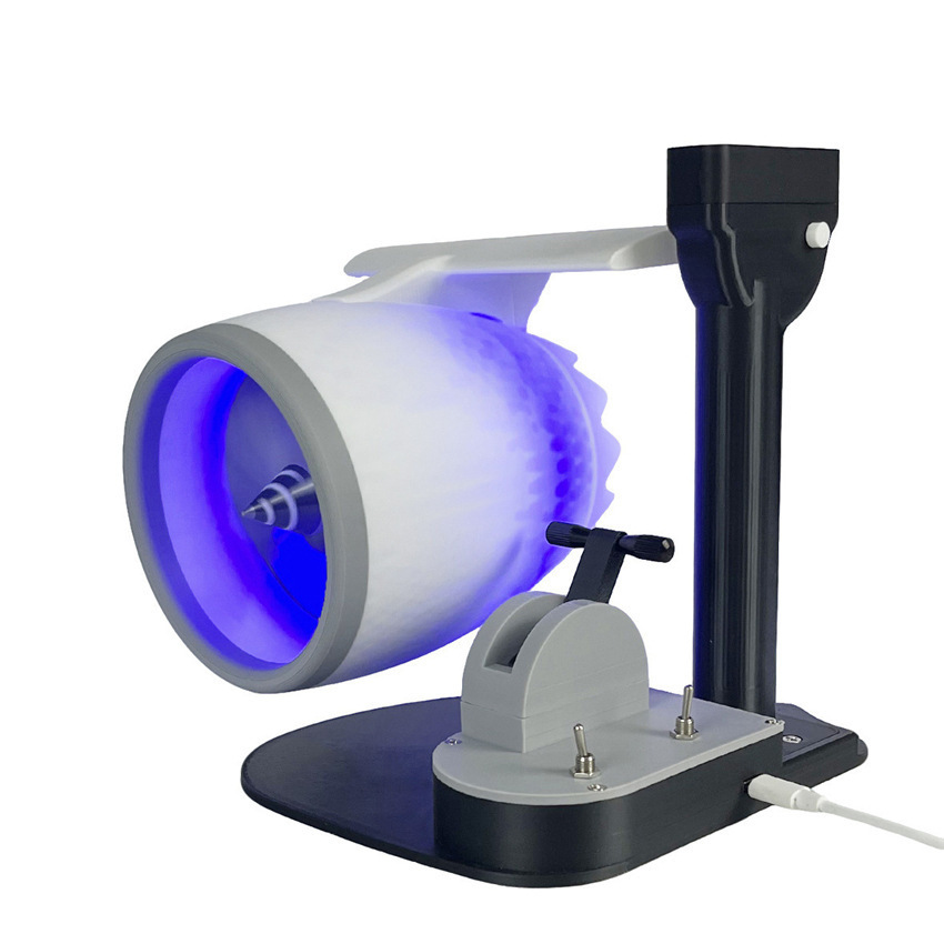 Desktop turbofan-blue-light