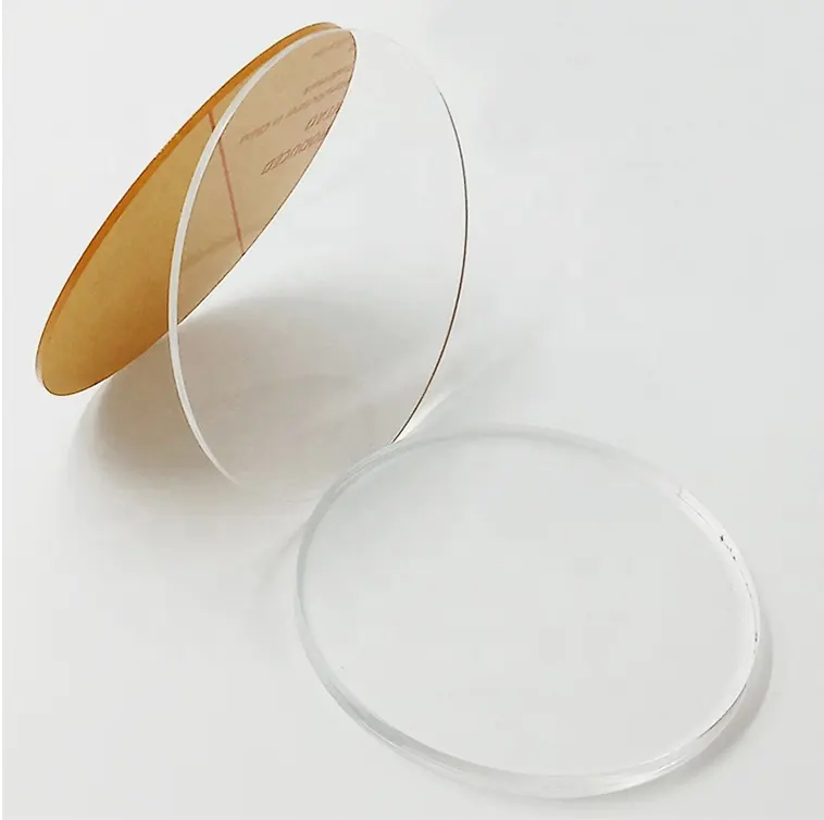 Прямая поставка с завода, плотный акриловый круглый диск, Круглый акриловый лист для столешницы, диск для торта