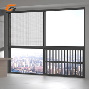 GS Latest Design Windproof Modern Sliding <strong>Window</strong> Glass Design Aluminum <strong>Windows</strong> Good Price Philippines - Product Image 6