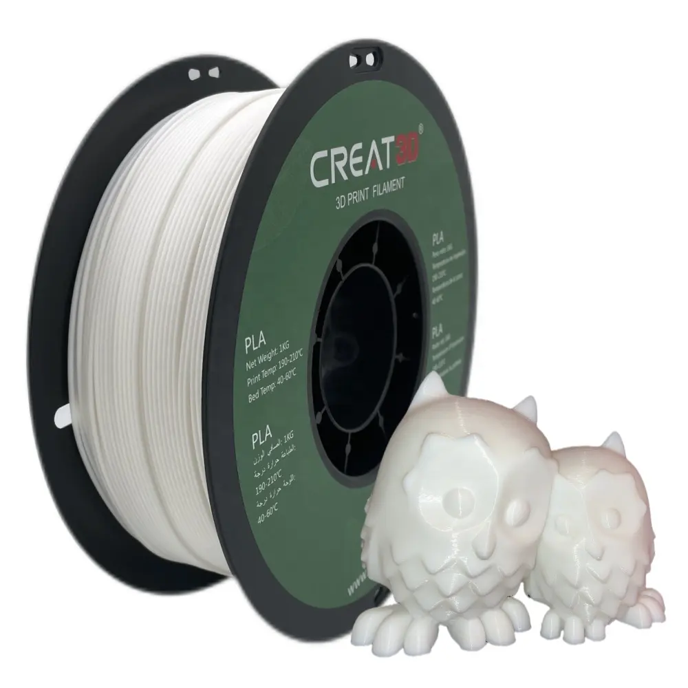 CREAT3D Usine de gros PLA / ABS / TPU/PETG/BOIS/HIPS/NYLON / PC Imprimante 3D Filament OEM / ODM 34 Couleurs Filaments 3D