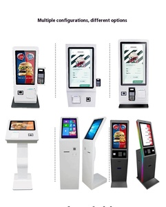21.5 inch treo tường màn hình cảm ứng tự phục vụ thanh toán <span class=keywords><strong>kiosk</strong></span> thanh toán thiết bị đầu cuối cho các cửa hàng tạp hóa tùy chọn đầu đọc mã vạch SDK - Product Image 2