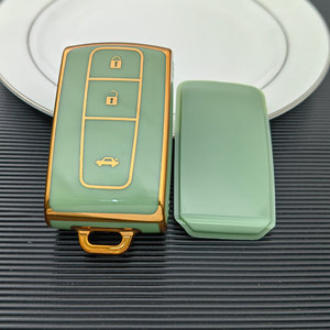 3ボタン車のリモートキーケーストヨタプリウス用フォブカバーシェル2004 2005 2006 2007 2008カローラVersoカムリキープロテクターホルダー - Product Image 3