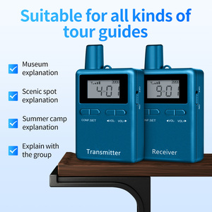 Rich Age One Way Wireless-Reiseleiter system für Führungs touren und mehrsprachige Übersetzungs konferenzen - Product Image 6