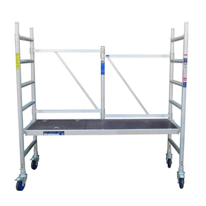 Foldable Aluminium <strong>Scaffolding</strong> 9'8&quot; Working Height Multipurpose Small Mini Type Metal Mobile Foldable <strong>Scaffolding</strong> Rolling Tower - Product Image 1