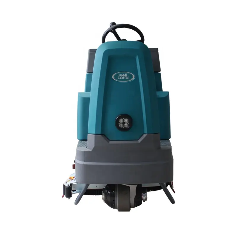 Latest Wet Industrial Floor Sweeper Ride On Floor Scrubber for Hotel Airport Cleaning