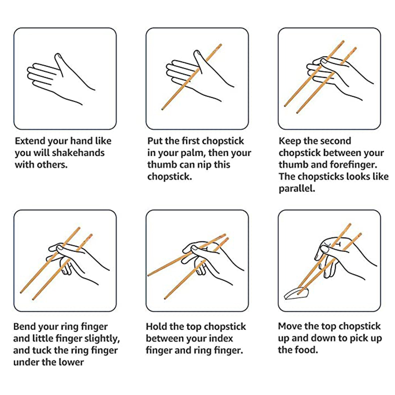 Non-Slip Chinese Stainless Steel Reusable Metal Chopstick for Sushi Food Sticks Tableware Kitchen