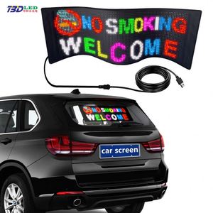 USB LED Scrolling Message Sign Matrix schermo morbido controllo APP Display a LED flessibile programmabile per Bar negozio di finestrini auto - Product Image 2