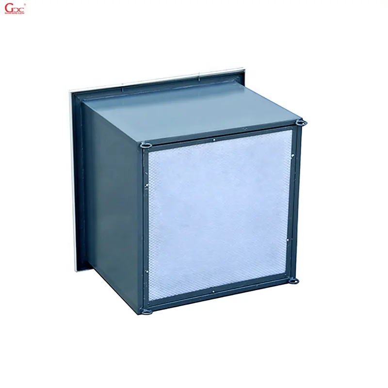 Mini pliegues, caja de filtro HEPA para campana de flujo de aire Laminar