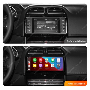 NaviFly araba radyo Android ekran Dvd OYNATICI oto elektronik 4G LTE DSP araç-play için Jaguar XE XEL F-PACE DVR FM AM RDS USB RCA - Product Image 3