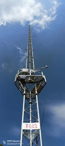 Tháp Dự báo thời tiết bằng thép góc tự hỗ trợ để đo tốc độ gió - Product Image 2