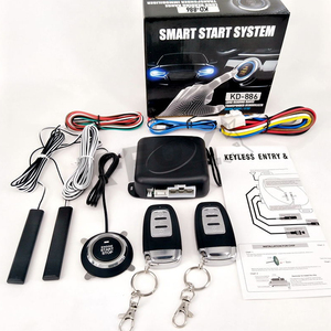 Factory Price Universal Car Engine <strong>Push</strong> <strong>Button</strong> <strong>Start</strong> Stop System Remote Control Auto <strong>Start</strong> PKE Keyless Entry Kit - Product Image 1