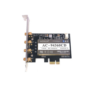 Broadcom BCM94360 <strong>PCI</strong> Express 802.11AC Dual Band 1300Mbps WIFI Desktop Wireless Adapter BT 4.0 for MAC OS Network Card - Product Image 4