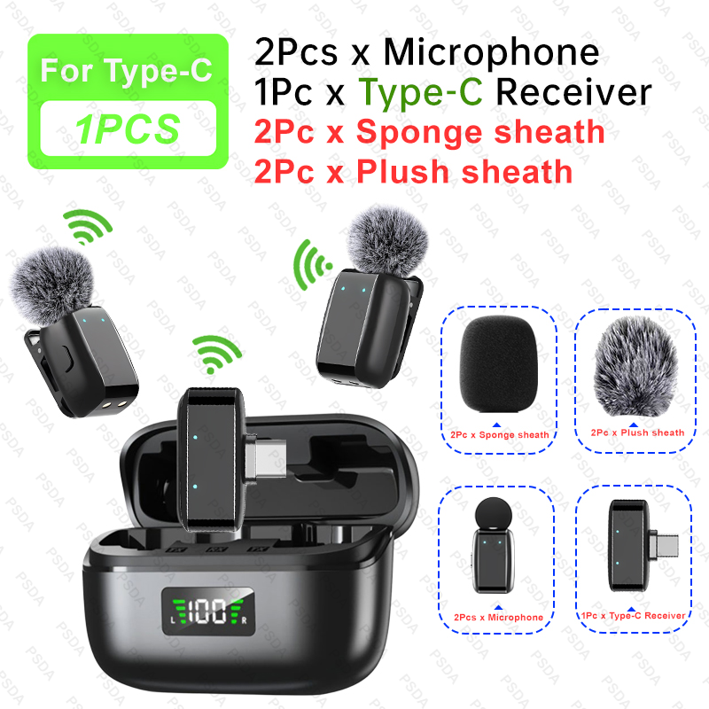 Black-2Mic + Type C+MM (LIV068-C)