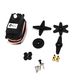 DS04-NFC servo 360-degree sürekli rotasyon servolar DC Dişli motor araba robot burulma 5.5 kg/cm DC 4.8 yılında in-6