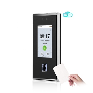 IP65 wasserdichte fingerabdruck-Gesichtserkennung biometrisches Zeitbedienungs- und Zugriffskontrollesystem WLAN TCP/IP und USB-Anschluss - Product Image 2