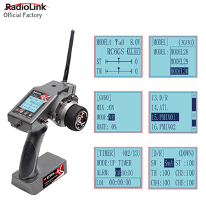 Radio link Factory RC6GS V3 6-Kanal-RC-Sender und Gyro-Empfänger R7FG 2,4-GHz-Oberflächenfunkcontroller für RC-Cars-Spielzeug - Product Image 4