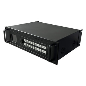 Empalmador de vídeo con controlador 4K y pantalla a todo color, nuevo 8K, 7 entradas, 16 salidas, imagen de pared de vídeo HD, 8K x 4K