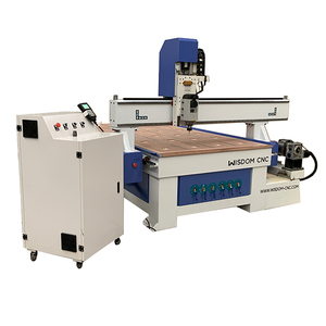 Máquina enrutadora CNC 4Axis 3D 1325 para carpintería con torno DSP Sistema de control Componentes principales que incluyen motor y caja de cambios - Product Image 3