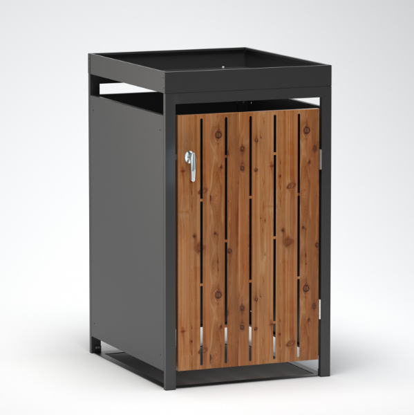 Couleur gris anthracite + bois