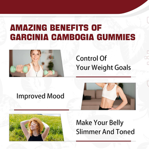 BioFlex Gommes personnalisées à saveur de fraise 3000mg d'extrait de Garcinia cambogia biologique Gommes Métabolisme sain Gestion du poids Adultes - Product Image 5