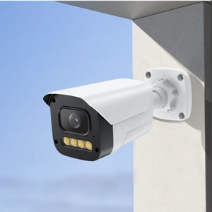 4-Channel HD tam renkli gece görüş CCTV güvenlik kamera kiti 2MP 5MP CMOS sensörü ile ev izleme için tek yönlü ses seçeneği - Product Image 1