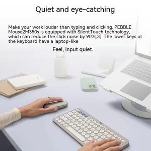 Logitechs Pebble 2 Combo Multi-Dispositivo Inalámbrico Teclado y Ratón Combo Kit Cómodo Juego de Teclado - Product Image 2