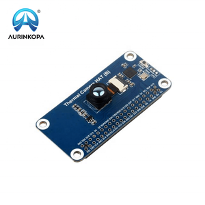 Modulo di termocamera a infrarossi lontani 80*62 pixel 45 ° campo di vista 40pin GPIO interfaccia per Raspberry Pi serie tavole cappello per fotocamera