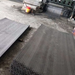 パレットの上げられた拡張金属メッシュ、黒の拡張金属メッシュシート、拡張メッシュ工場 - Product Image 2