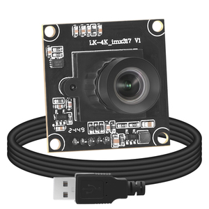 8MP Imx317 6mm 55 gradi senza distorsioni 4K Mini Notebook USB macchina visione a basso illuminazione modulo CMOS