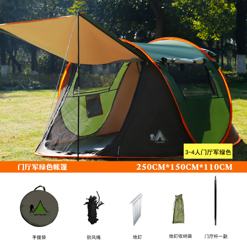 Foyer para 3-4 personas, verde