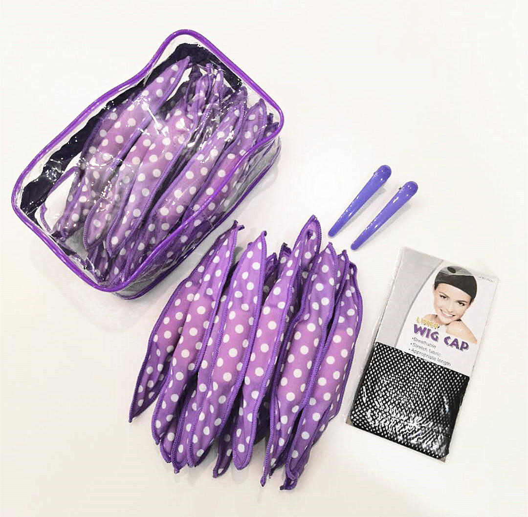 Juego de bolsas de pvc morado 30
