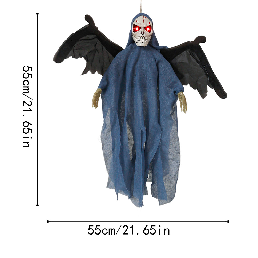 Glow + ghost scream + wings incite + voice-controlled skeleton