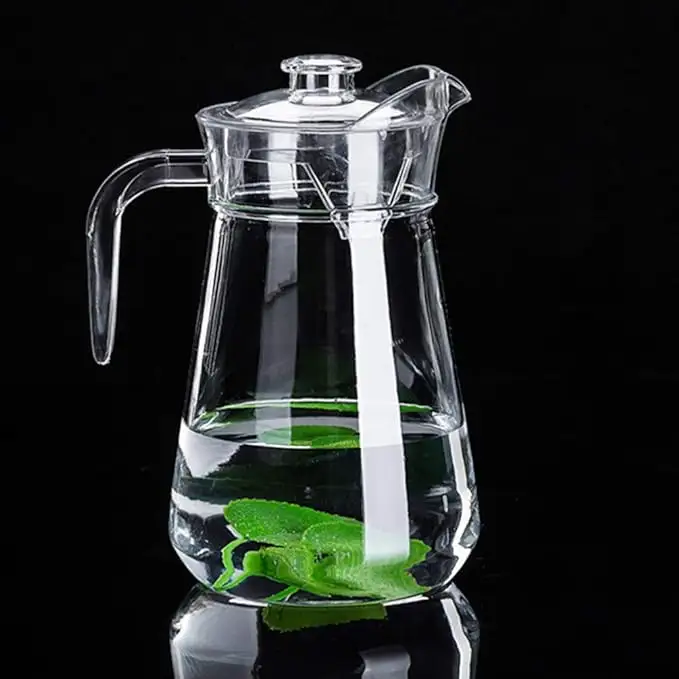 2.0 Liters Water Jug Water Pitcher Juice Pot with Lid Hot Cold Water Pitcher Carafe Jug Iced Tea Pitcher