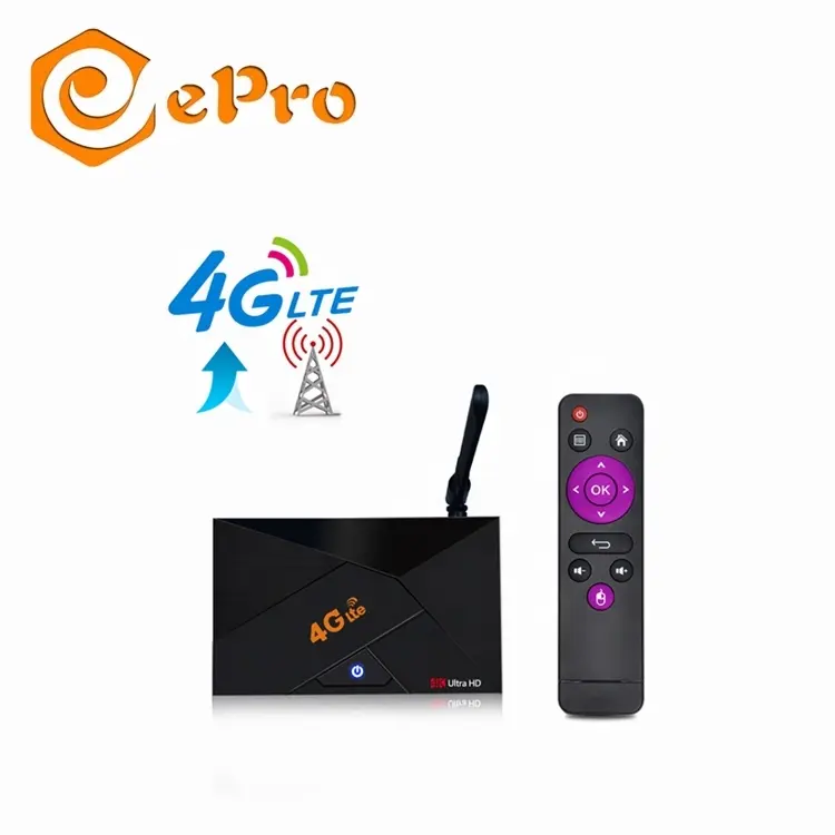 Caixa de tv g40 rk3229 com cartão sim, 1g, 8g, android 7.1, 4g, let box, 3g, 4g, para cartão sim, android tv, com cartão sim