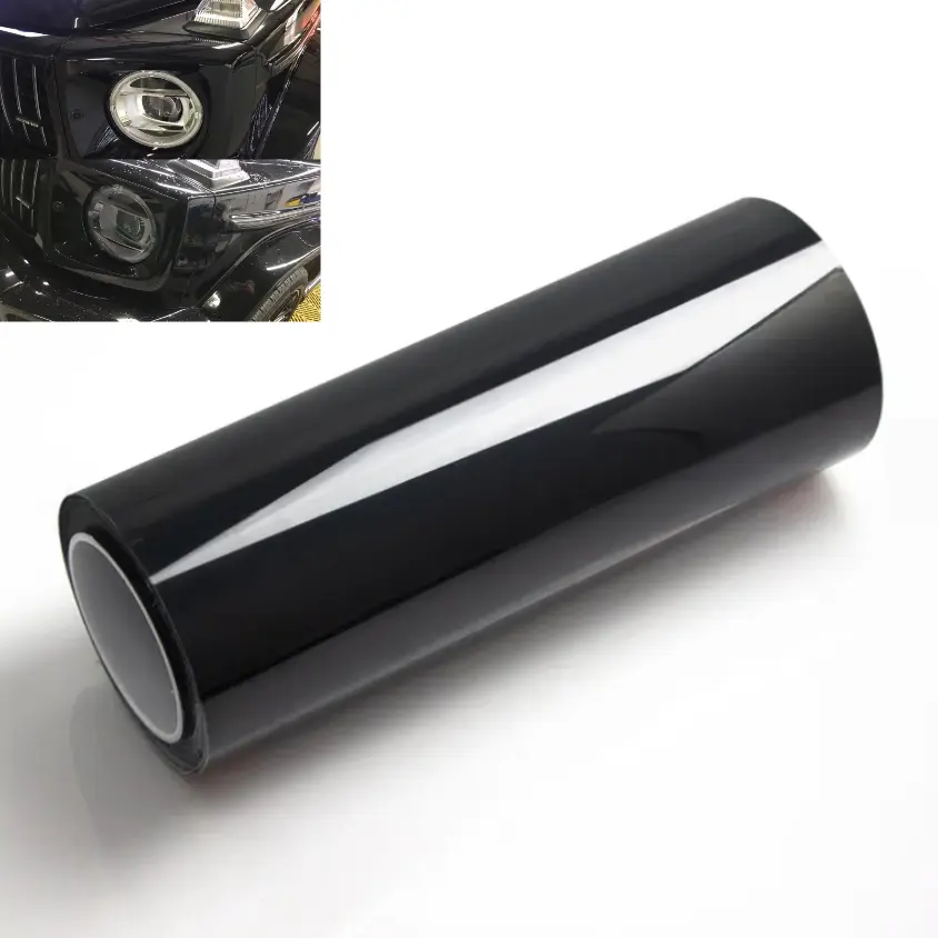 0,3*10m lámpara de coche faro tinte película automóvil faro película protectora FilmFan TPU PPF Material cabeza luz película