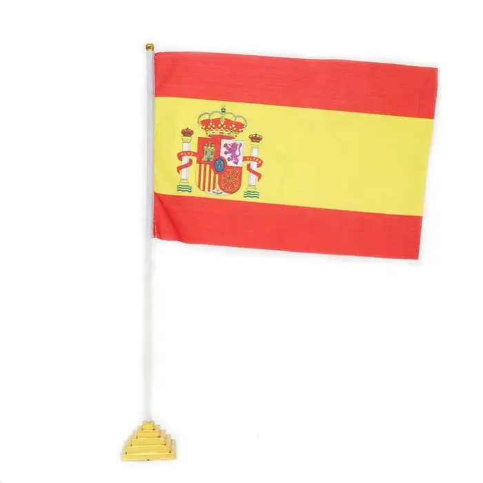 EK2024 İspanya masa bayrağı İspanyol destekçisi masa bayrağı