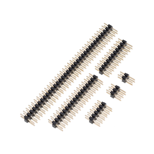 Pin <strong>Header</strong> 2.0 Pitch 1Pin to 40 Pin Single Row and Double Rows Male Right Angle DIP Connectors Factory Customized - Product Image 2