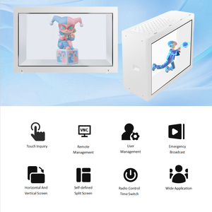 1G/4G DDR3 RAM + 8G/16G/32G Rom 4 lõi đa kích cỡ 10 điểm trong nhà Điện dung màn hình cảm ứng holobox hiển thị Showcase MUL-Ngôn ngữ - Product Image 2