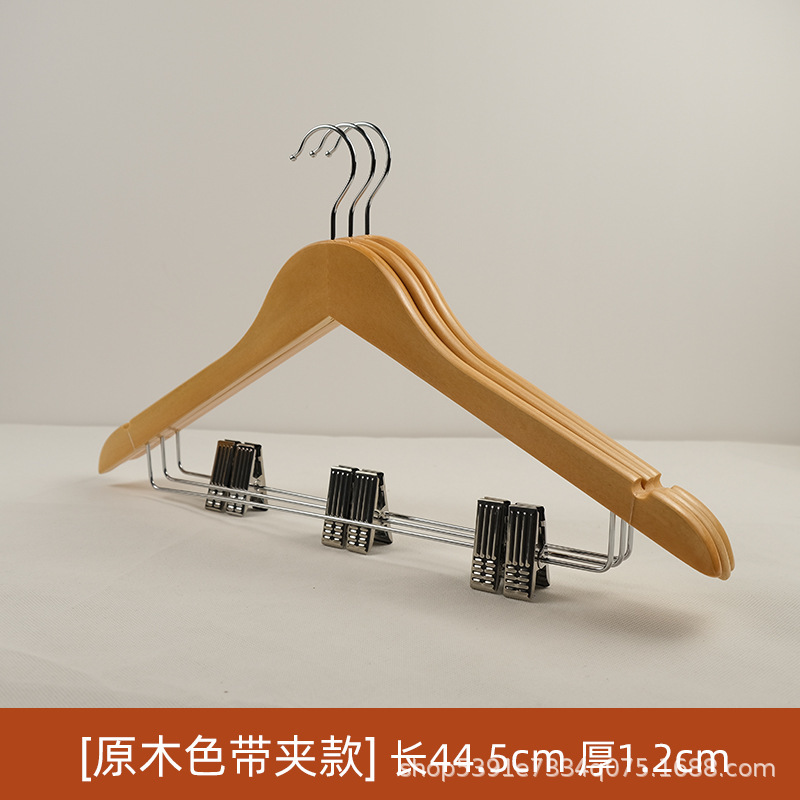 Natural wood color with clip