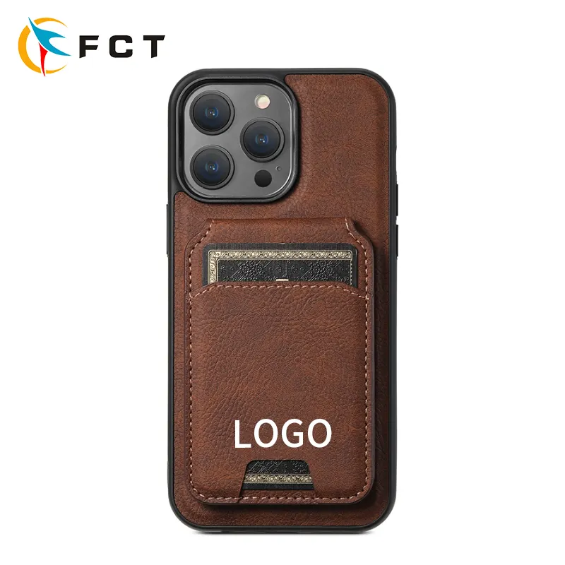 Funda de cuero PU Vintage de lujo 2 en 1, tarjetero desmontable, funda de teléfono con soporte de billetera para iPhone 12 13 14 15 Pro Max