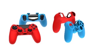 3 IN 1 di alta qualità controller grip custodia IN silicone skin per ps4 console controller di gioco - Product Image 3