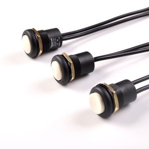 High Quality <strong>Push</strong> <strong>Switch</strong> White <strong>Button</strong> IP67 Waterproof 16MM <strong>Push</strong> <strong>Button</strong> <strong>Switches</strong> with 2wires - Product Image 1